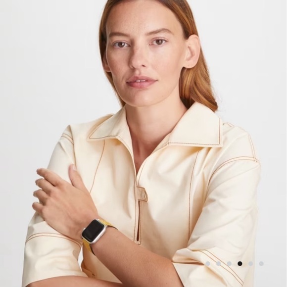 Tory Burch T MONOGRAM BAND FOR APPLE WATCH®T, 38MM – 42MM - Picture 4 of 11